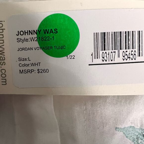 Johnny was Jordan voyager, tunic, size large, button-down, NWT. - Picture 7 of 11